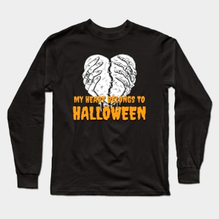 My Heart Belongs To Halloween Long Sleeve T-Shirt